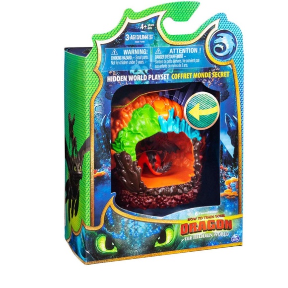 Dreamworks, How To Train Your Dragon, The Hidden World Playset, NIP, Hookfang - Picture 1 of 4